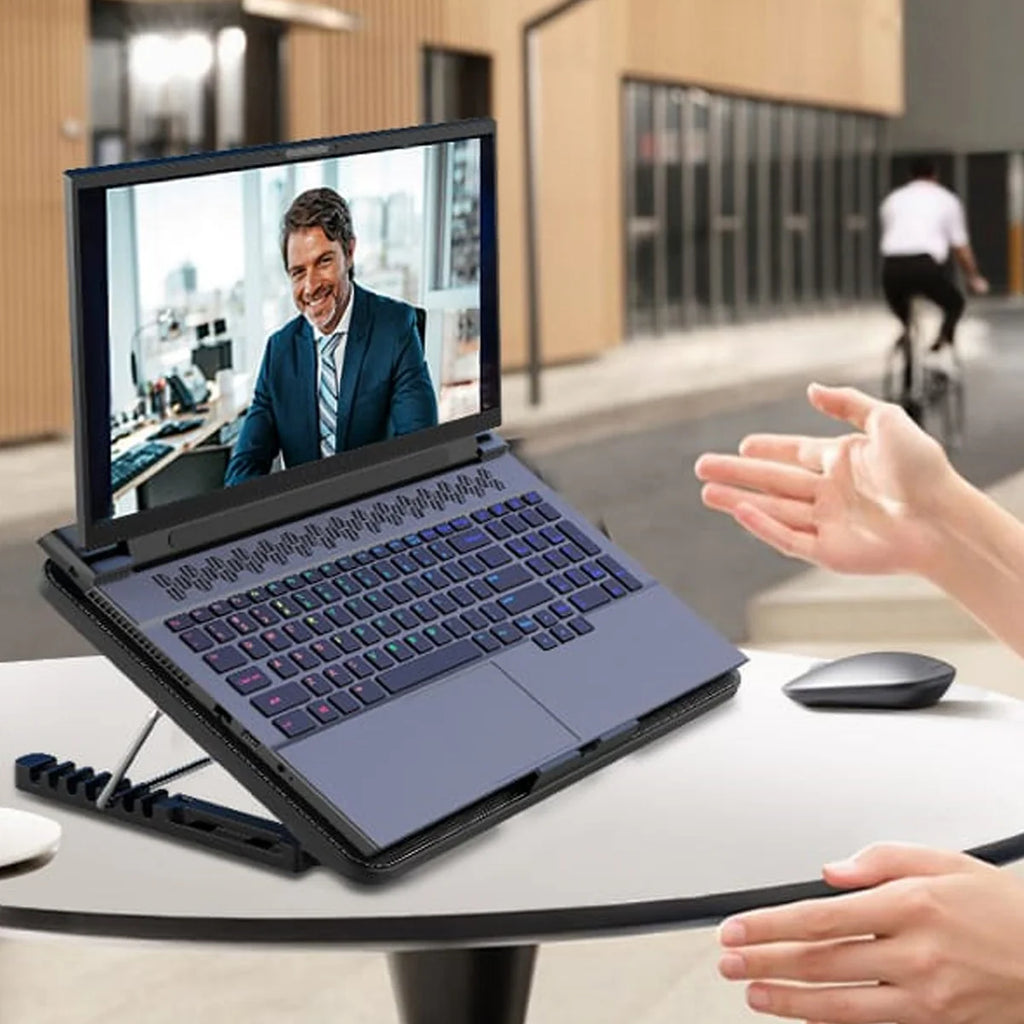 Laptop Stand - Cooling Pad With Phone Stand